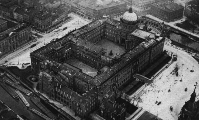 Aerial view circa 1925.