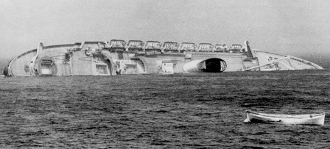 On the night of July 25, 1956, the Italian ocean liner SS Andrea Doria was struck by the Swedish ship MS Stockholm in heavy fog off the coast of Nantucket.