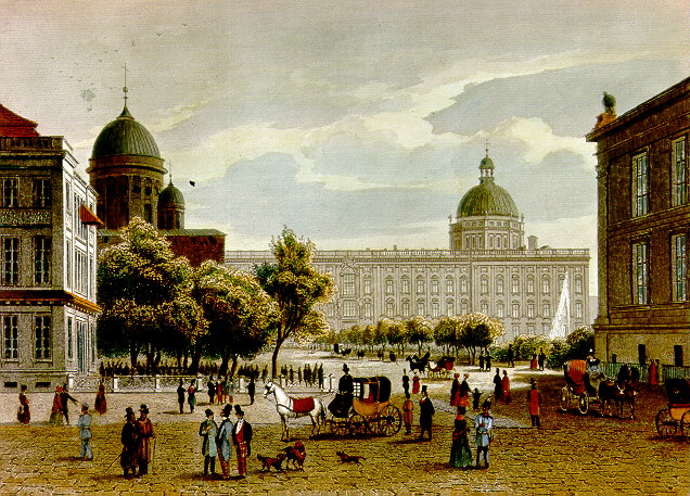 Joseph Maximilian Kolb’s painting of the palace.
