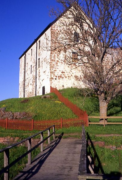 Part of the castle photographed in 2014.