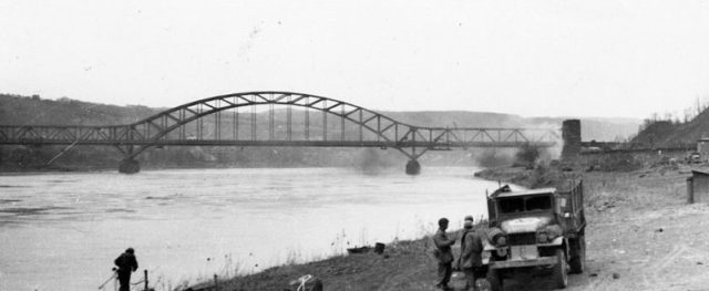 The bridge before the collapse.