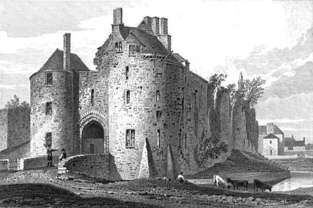 The castle in 1823.