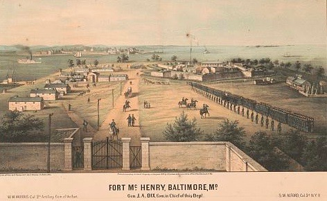 The fort circa 1861.