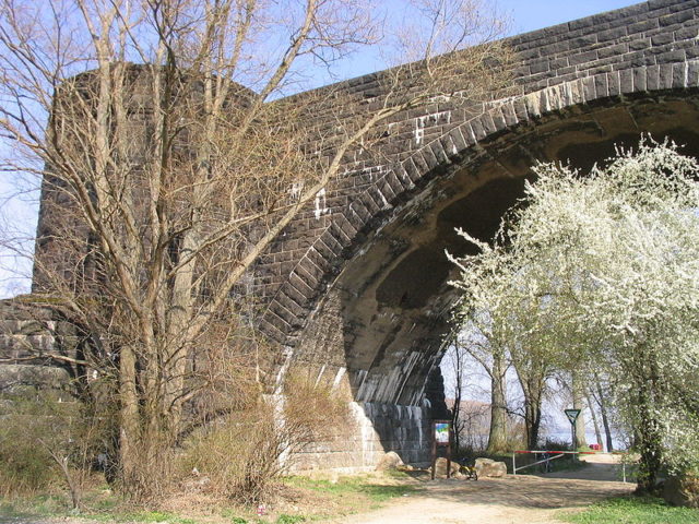 The old Hindenburg Bridge.