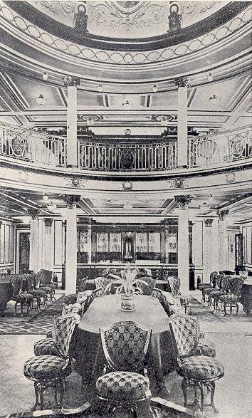 The 1st class dining room.