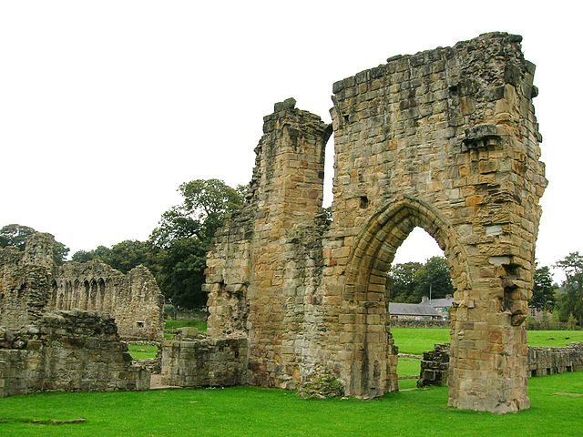 The south aisle of the church