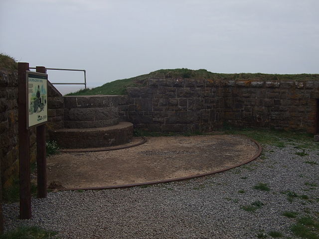 A gun emplacement