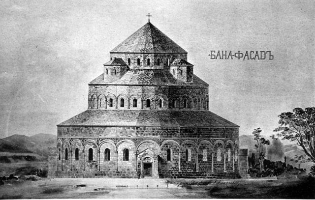 A hypothetical reconstruction by the Russian architect Anatoly Kalgin, 1907.