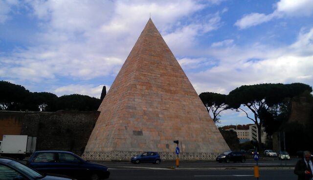 A pyramid. 
