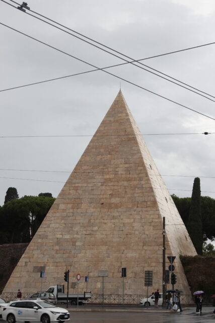 A pyramid.