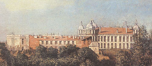 The castle around 1775.