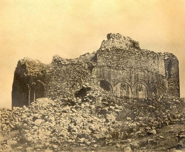 The church ruins in 1902.