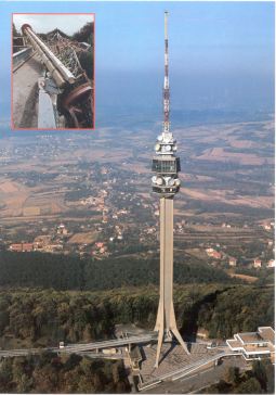 The original Avala TV Tower.