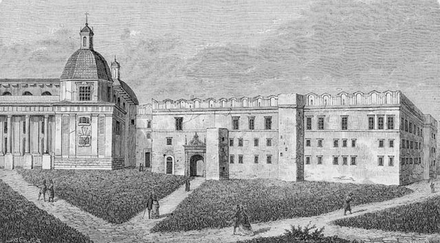 The palace in 1797.