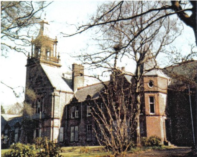 The school before it was demolished.