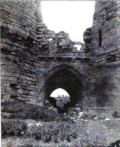 The Great Gatehouse and its partially blocked passageway in 1884