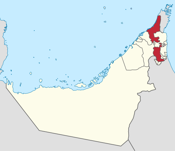 Location of Ras al-Khaimah in the UAE/ Author: TUBS – CC BY-SA 3.0