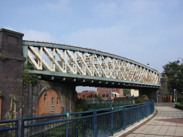 Braunstone Gate Bridge, Leicester, England.