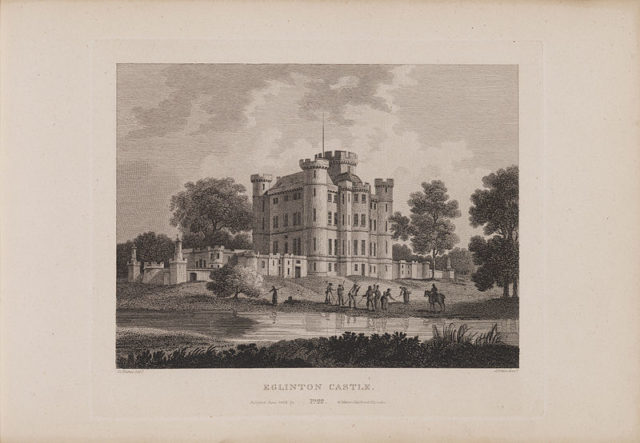 Etching of the castle from 1804.