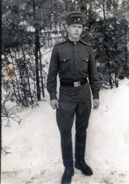 Alexander’s father during his first month of military service in Wünsdorf. Source: Private Archive