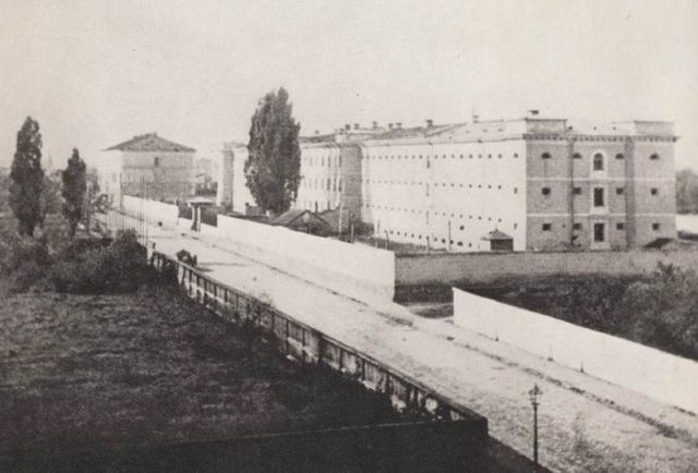 The prison in 1864.