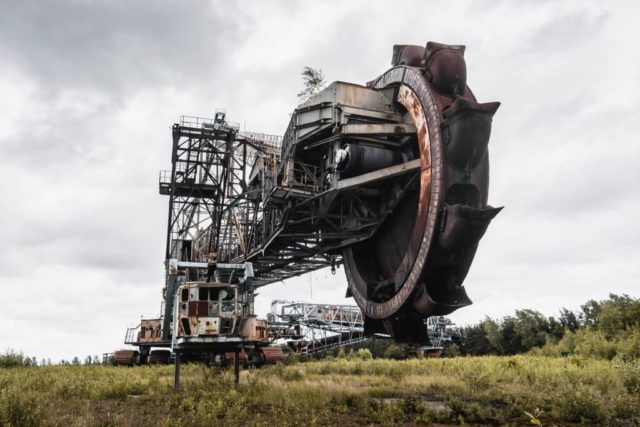 The huge bucket wheel of the excavator ©Eric Heumann vcvty.com