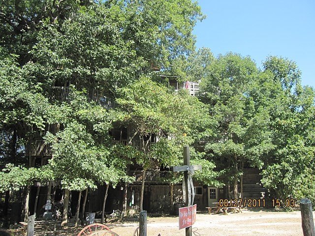 August, front of Horace Burgess’s treehouse in Crossville, TN. Author: 1779Days – CC BY-SA 4.0