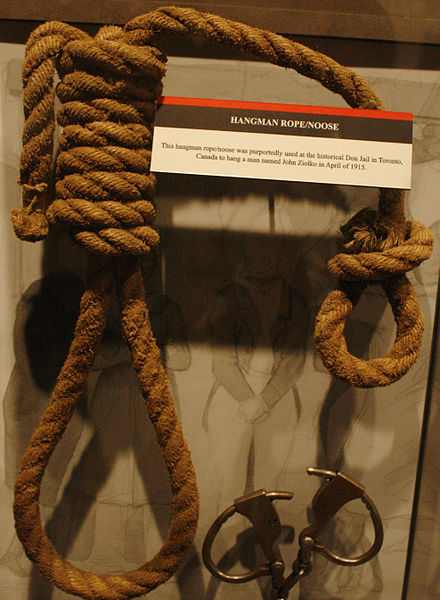 A hangman noose. Author: David – CC BY 2.0