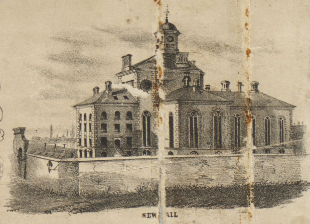 A sketch of the prison/ Author: McIntyre – Boston Public Library