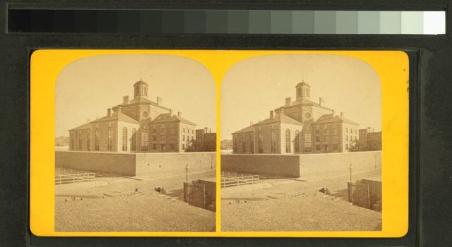 Historic photo of the prison/ Author: Scan by NYPL