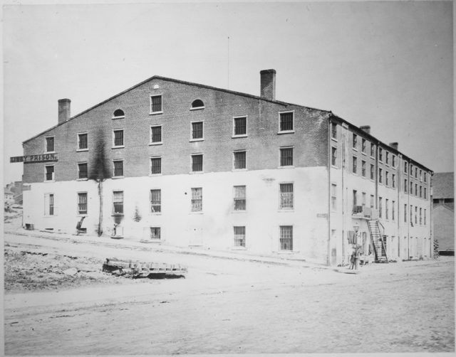 Libby Prison in 1865. U.S. National Archives and Records Administration