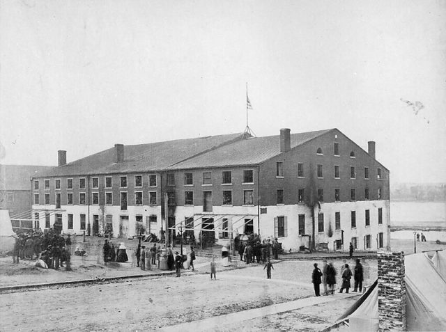 Libby Prison in 1865.