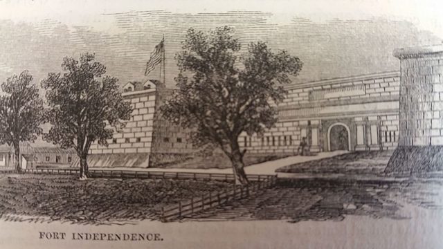 The fort back in 1812. Author: Benson Lossing