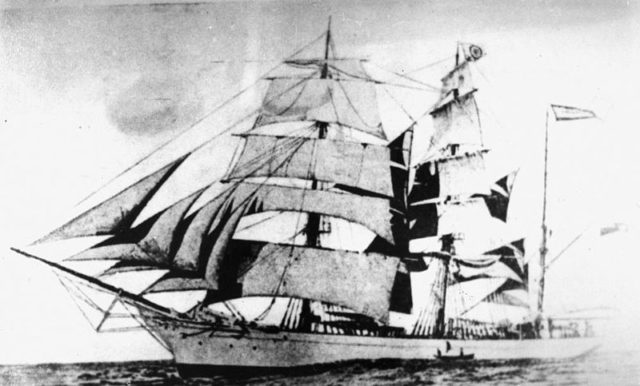 Thermopylae in full sail.