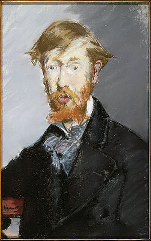 Portrait of George Augustus Moore by Édouard Manet, 1879.