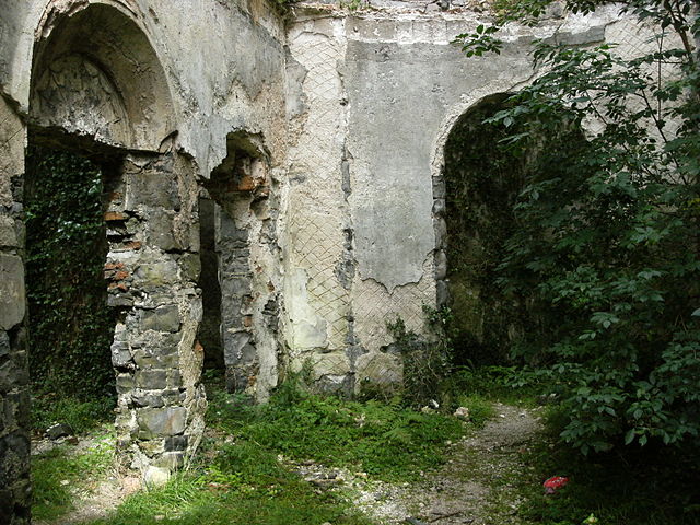 Inside Moore Hall House in 2010.