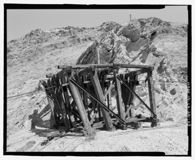 Mining equipment. Author:  National Park Service