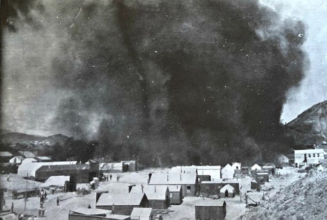 The devastating fire in Rawhide, Nevada on September 4, 1908 caused over $1 million in property damage and left thousands homeless.