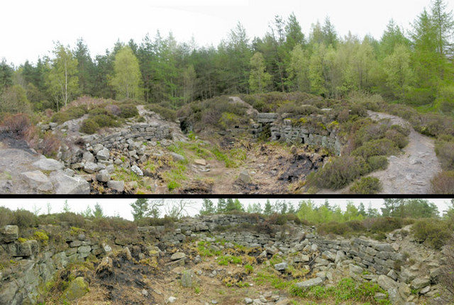 Tappoch or Torwood Broch, a pre-historic communal roundhouse, was first excavated in 1864 by Colonel Joseph Dundas. Photograph taken April 2007/ Author: © Nigel J C Turnbull – geograph.org.uk/p/435344 – CC BY-SA 2.0