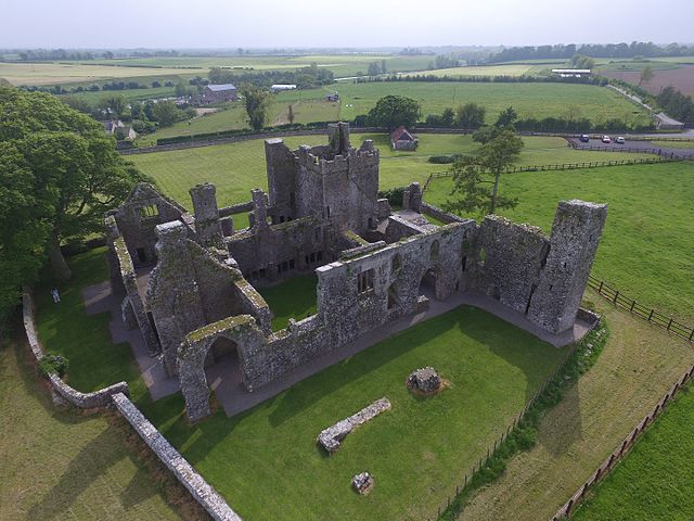 An aerial view of the ruins. Author: Klennon77 CC BY-SA 4.0