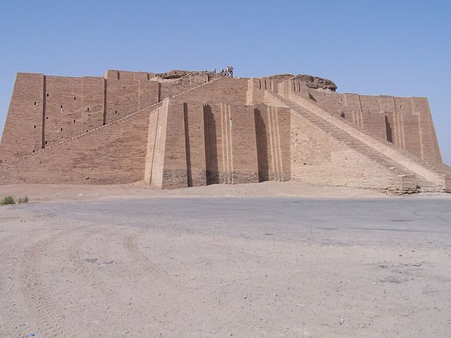 The Ancient Ziggurat of Ur has got to be one of the most impressive pieces of ancient architecture- Author: Hardnfast – CC BY 3.0f