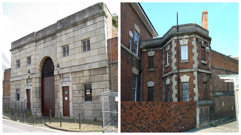 Left - The gatehouse. Author: Neil Owen - CC BY-SA 2.0 / Right - Author: bazzadarambler - CC BY 2.0