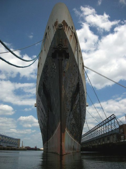 SS United States bow. Author: Brian W. Schaller – FAL