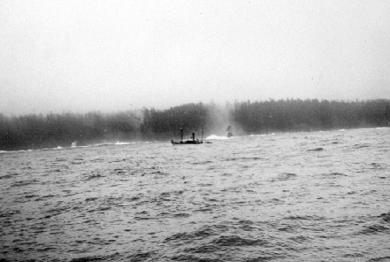 The wreck of SS Valencia