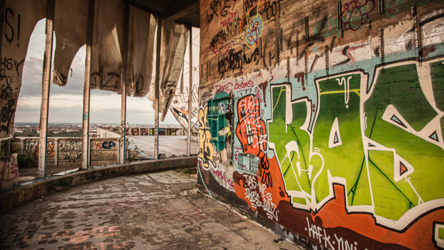 Graffiti inside. Author: Kay Wiegand | Instagram @kaywiegand | kaywiegand.de