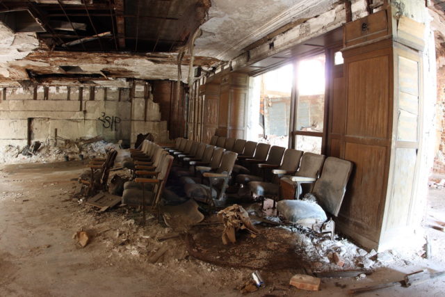 Chairs in the auditorium. Author: Kevin Key Photography | Facebook @slworking