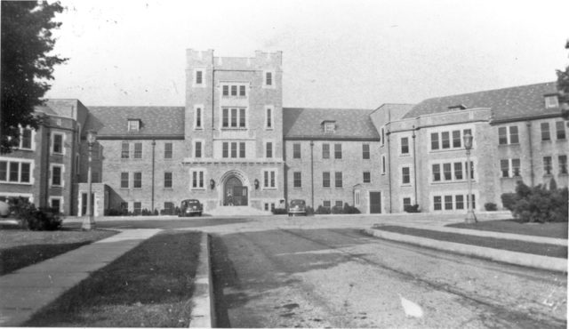 Reception building. Author: Mennonite Church USA Archives