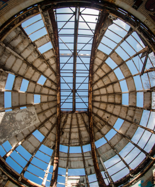 Holes in the roof. Author: Johnny Joo | architecturalafterlife.com