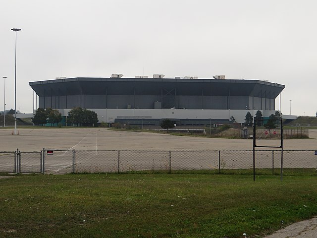 Exterior of the Pontiac Silverdome