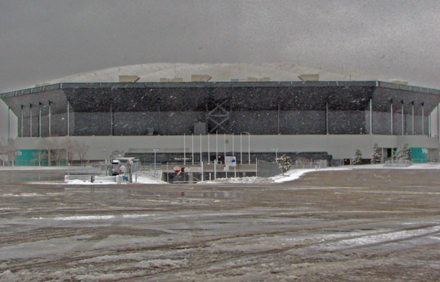 Exterior of the Pontiac Silverdome